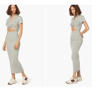 Favorite‎ Daughter “Day to Night” Striped Knit Maxi Dress | Size M | NWT w/ Flaw